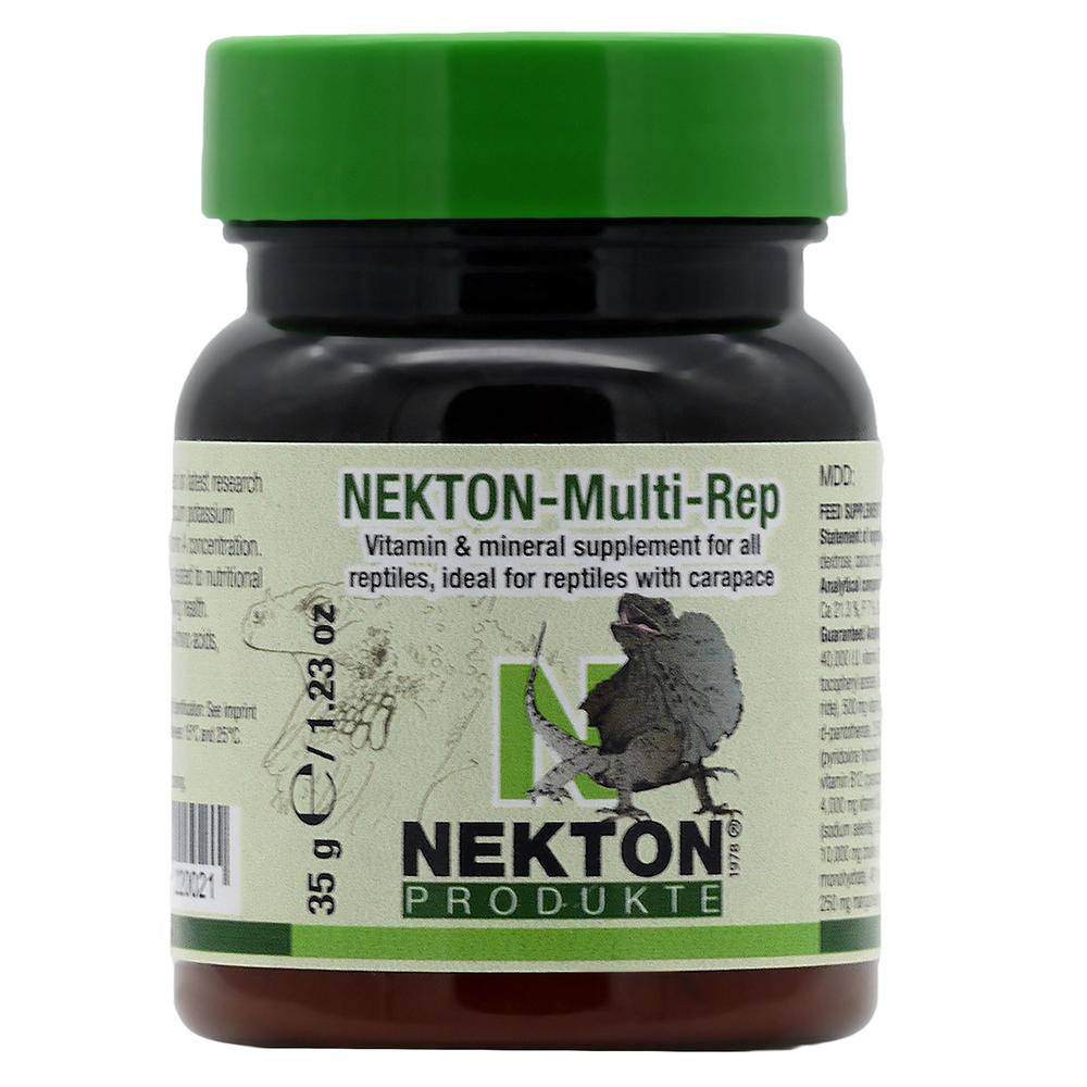 NEKTON-Multi-Rep | Futterergänzungsmittel für Reptilien, besonders ideal für Panzerträger (75g NEKTON-Multi-Rep | Futterergänzungsmittel für Reptilien, besonders ideal für Panzerträger (75g